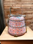 Hand Painted 2 Tier Tiffin Carrier, Perfectly sized to carry two delicious meals and Return Gift
